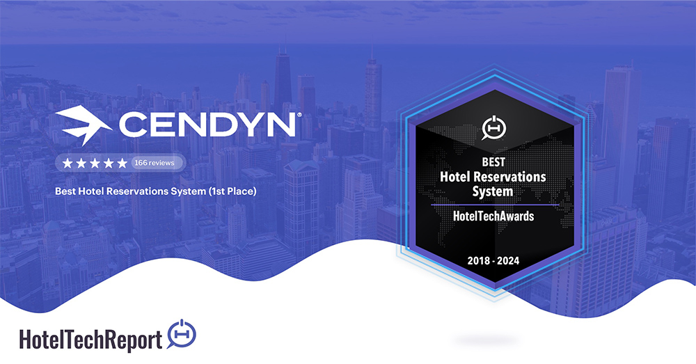 Cendyn named #1 CRS Provider in the 2024 HotelTechAwards for 7th Consecutive Year